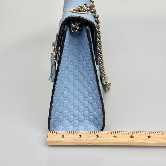 Pre-Owned Gucci GG Microguccissima leather Medium Emily Chain Shoulder Bag - Picture 14 of 14